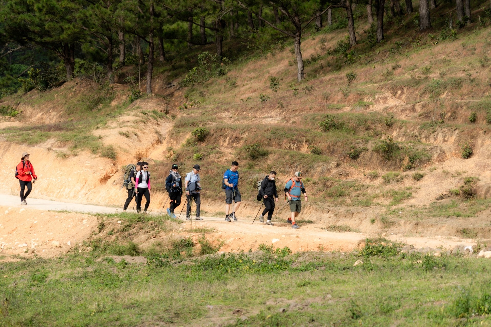 Trải nghiệm cung đường trekking đẹp nhất Việt Nam mùa cỏ cháy- Ảnh 3.