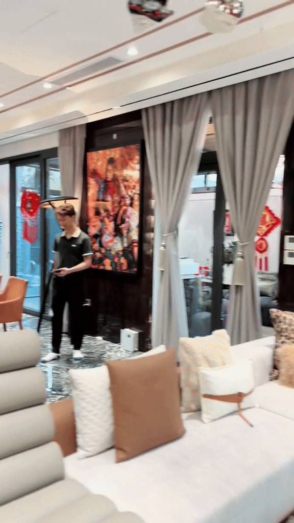 Mai Tây cùng mẹ chồng decor Tết cho căn villa trăm tỷ: Vị trí đắc địa Đảo Kim Cương, loạt nột thất giá trị khủng- Ảnh 4.