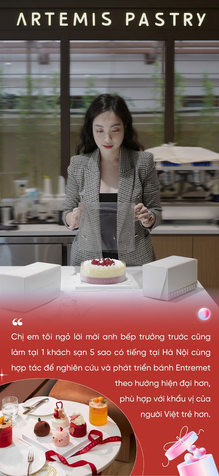 Cô chủ tiệm bánh ngọt Pháp mang đậm "hương vị hoa quả Việt”: Thời công nghệ số vẫn duy trì đội telesale chăm khách hàng dù… lỗ, lí do là điều ít ai ngờ - Ảnh 3.