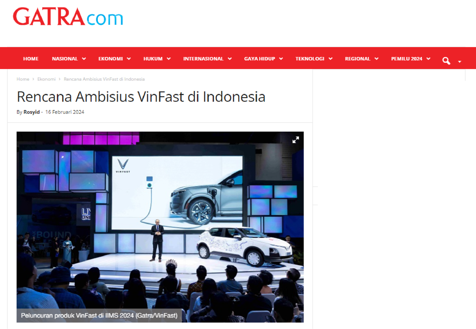 VinFast mang xe tới Indonesia, báo nước ngoài nhất loạt đưa tin: Hé lộ nhiều điều chưa được biết tới? - Ảnh 7. VinFast mang xe tới Indonesia, báo nước ngoài nhất loạt đưa tin: Hé lộ nhiều điều chưa được biết tới? - Ảnh 7.
