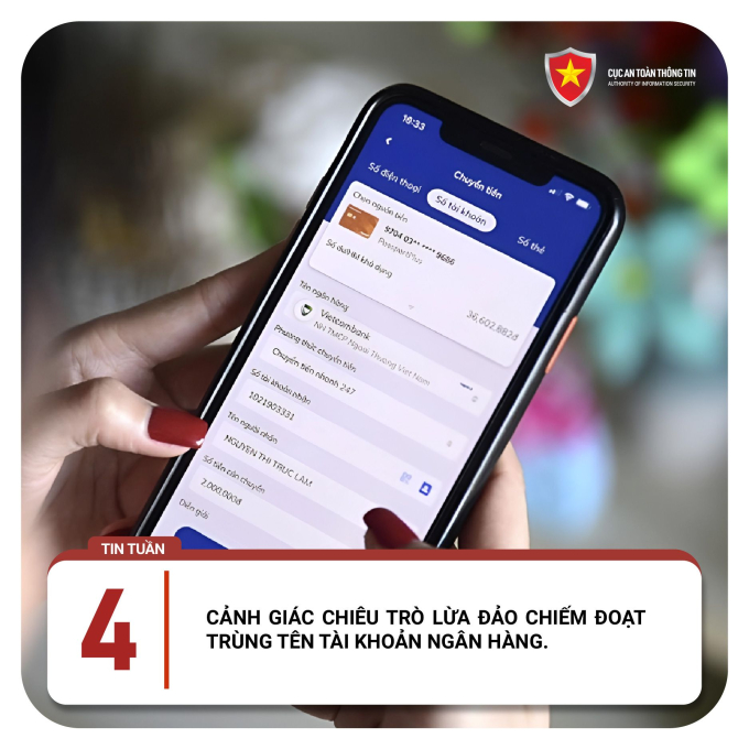 Nhiều người mất cả trăm triệu vì chiêu lừa đảo trùng tên tài khoản ngân hàng, ai cũng cần cảnh giác! - Ảnh 1. Nhiều người mất cả trăm triệu vì chiêu lừa đảo trùng tên tài khoản ngân hàng, ai cũng cần cảnh giác! - Ảnh 1.
