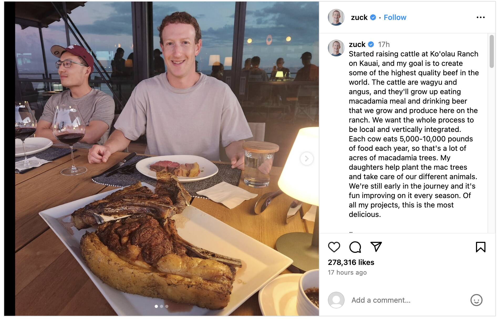 Mark Zuckerberg tiết lộ, đã có lúc con gái tưởng bố mình là người nuôi bò- Ảnh 2. Mark Zuckerberg tiết lộ, đã có lúc con gái tưởng bố mình là người nuôi bò- Ảnh 2.