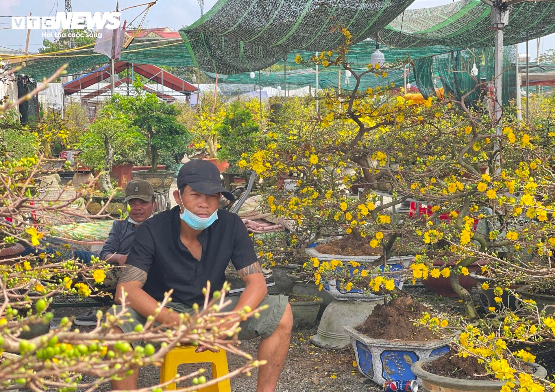 Chợ hoa Tết lớn nhất Gia Lai ảm đạm, tiểu thương 'mỏi mắt' ngóng khách - Ảnh 9.