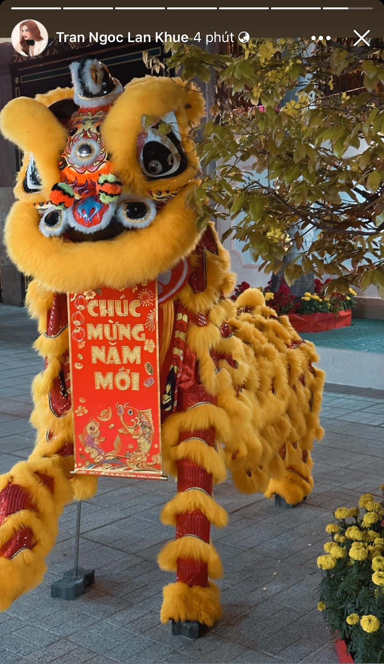 "Cung điện" dát vàng của vợ chồng Lan Khuê ngày Tết: Không gian ngập tràn hoa, trang trí đài phun nước bắt mắt- Ảnh 4. "Cung điện" dát vàng của vợ chồng Lan Khuê ngày Tết: Không gian ngập tràn hoa, trang trí đài phun nước bắt mắt- Ảnh 4.