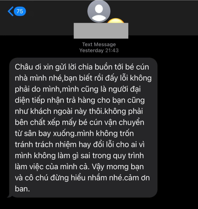 Vụ cún cưng của Châu Bùi mất khi bay ra Hà Nội: Chị ruột bức xúc lên tiếng, dịch vụ vận chuyển né tránh, khoá Fanpage - Ảnh 8.