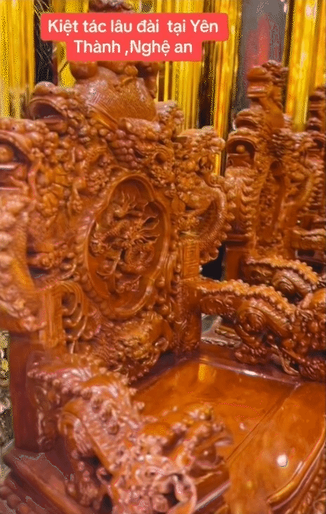 Hoa mắt với lâu đài dát vàng của "đại gia đồng nát" ở Nghệ An, đến toilet cũng phủ vàng bóng loáng- Ảnh 11.