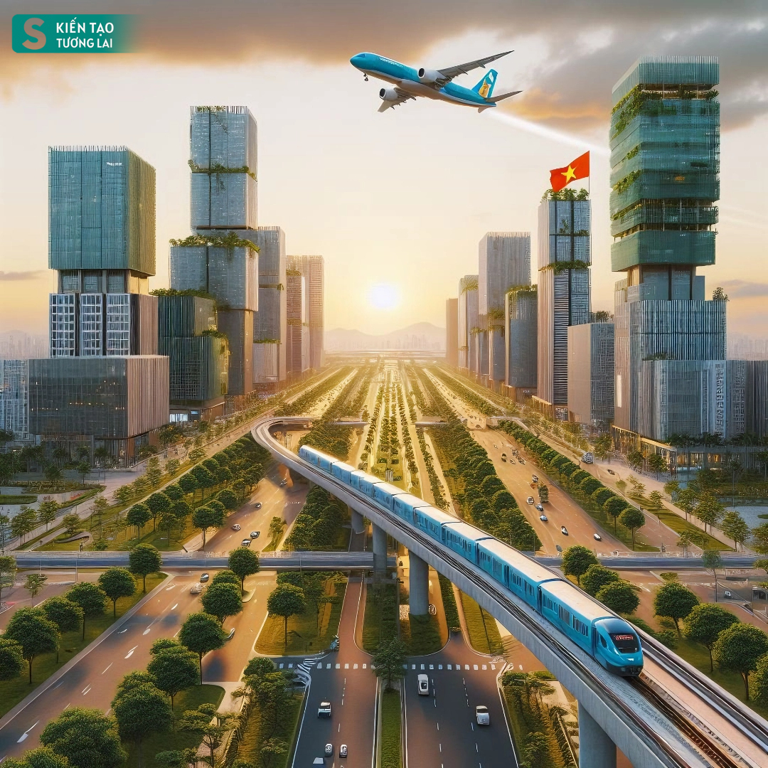Choáng ngợp với viễn cảnh hiện đại của thành phố mới cạnh sân bay 16 tỷ USD lớn nhất Việt Nam- Ảnh 2.