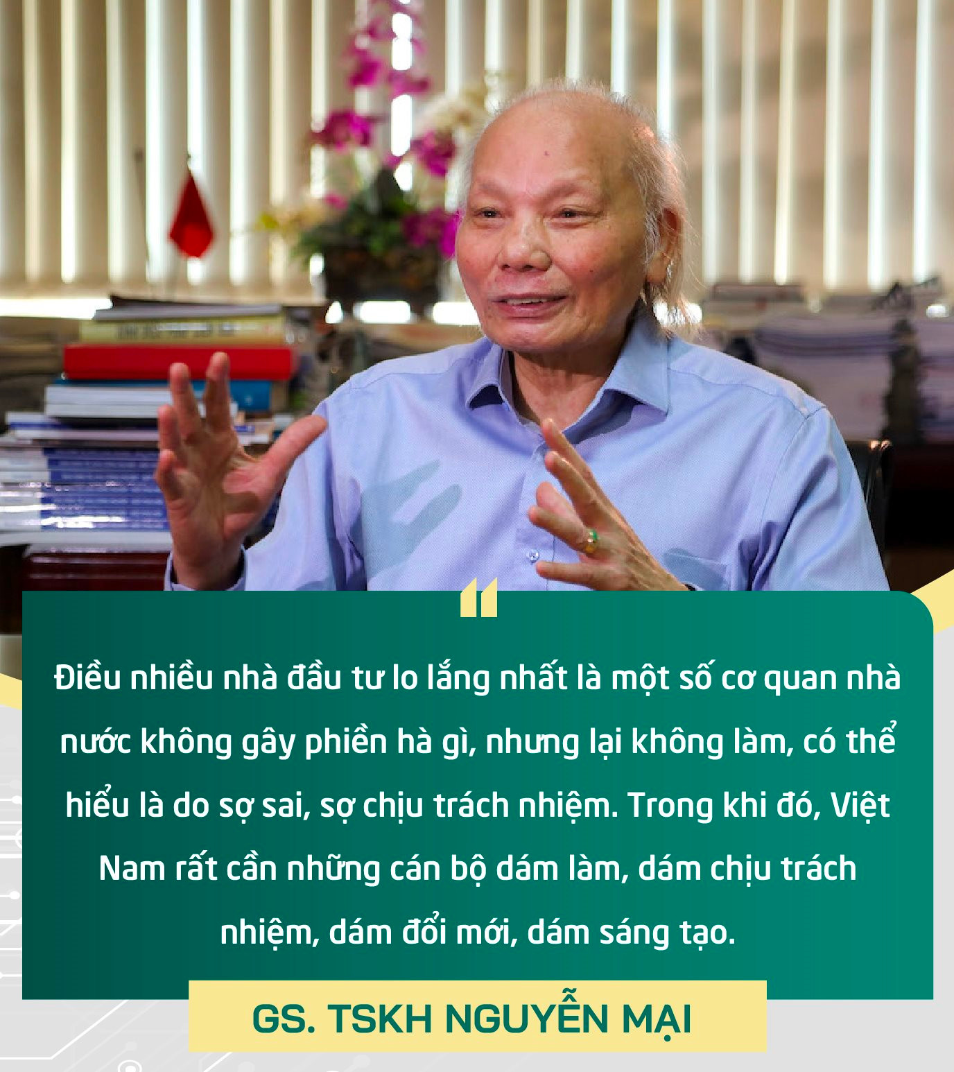 GS.TS Nguyễn Mại phân tích cơ hội đưa Việt Nam trở thành cường quốc trong lĩnh vực 'nóng' nhất toàn cầu và khả năng tăng trưởng GDP vượt mức 7% năm 2024 - Ảnh 6.