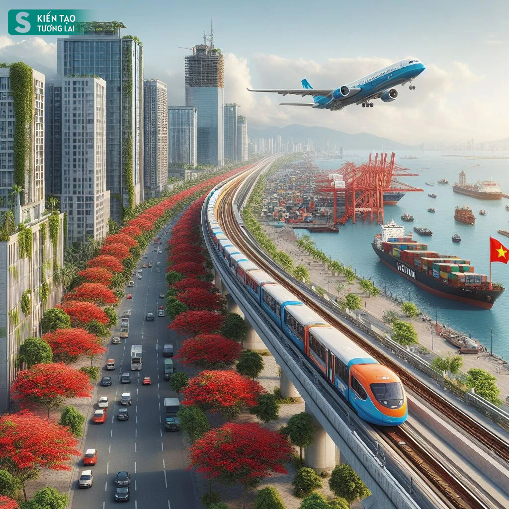 Tương lai choáng ngợp ở thành phố giàu top đầu Việt Nam có sân bay quốc tế, 6 tuyến đường sắt hiện đại- Ảnh 10. Tương lai choáng ngợp ở thành phố giàu top đầu Việt Nam có sân bay quốc tế, 6 tuyến đường sắt hiện đại- Ảnh 10.