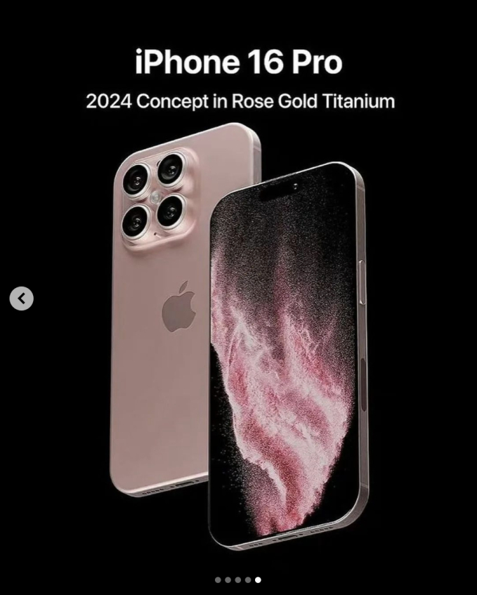 Lộ diện iPhone 16 Pro màu hồng đẹp không tì vết, xám titan nay chỉ còn là cái tên - Ảnh 1.