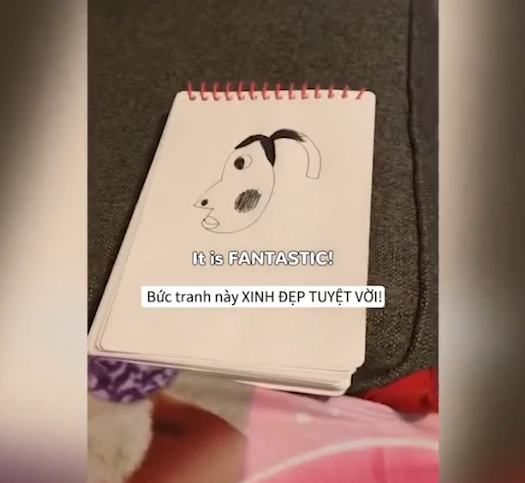 Nhìn bức tranh xấu đến sang chấn của con, bà mẹ có hành xử nhận triệu like: Con không thông minh cũng khó!- Ảnh 2. Nhìn bức tranh xấu đến sang chấn của con, bà mẹ có hành xử nhận triệu like: Con không thông minh cũng khó!- Ảnh 2.
