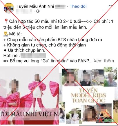 Hà Nội: Muốn con trở thành &quot;mẫu nhí&quot;, mẹ mất trắng hơn 300 triệu đồng- Ảnh 1.