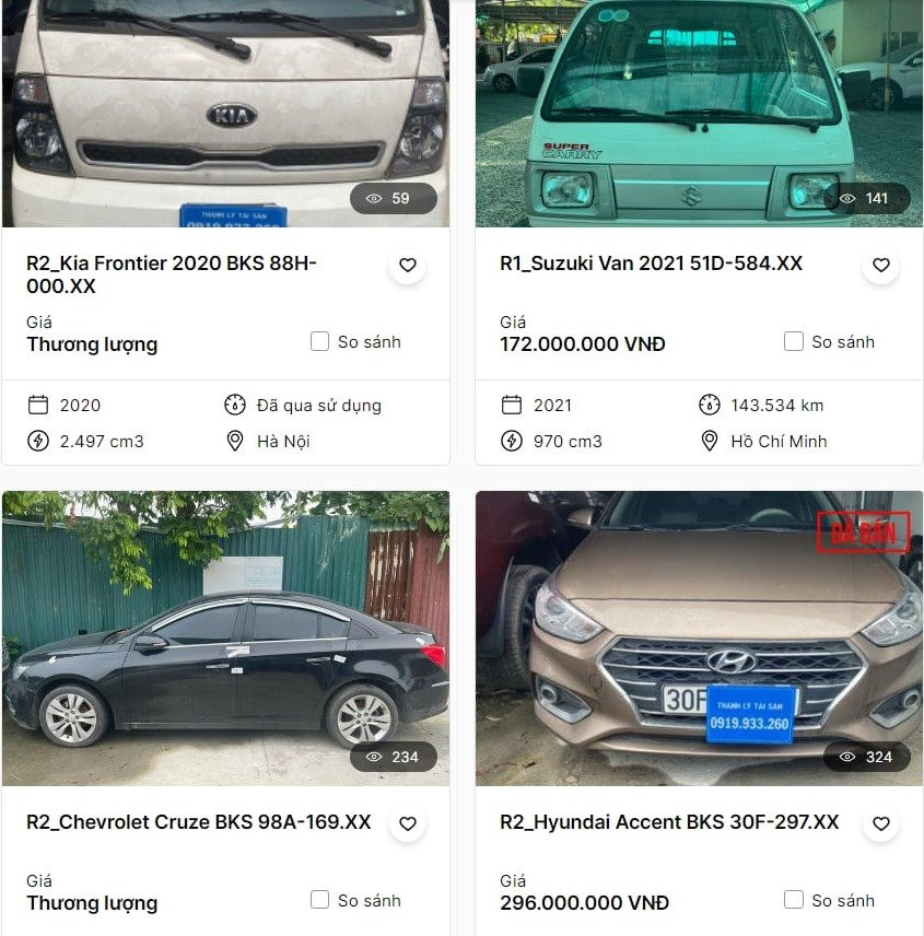 Loạt ô tô ngân hàng thanh lý giá siêu rẻ, bỏ ra 55 triệu là có thể sở hữu 1 chiếc- Ảnh 2. Loạt ô tô ngân hàng thanh lý giá siêu rẻ, bỏ ra 55 triệu là có thể sở hữu 1 chiếc- Ảnh 2.