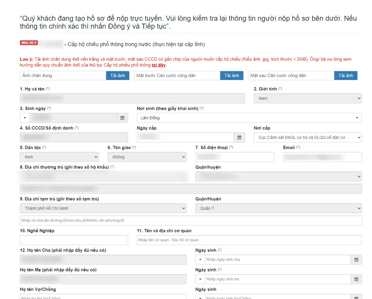 Cách làm hộ chiếu online, nhận ngay tại nhà - Ảnh 10. Cách làm hộ chiếu online, nhận ngay tại nhà - Ảnh 10.