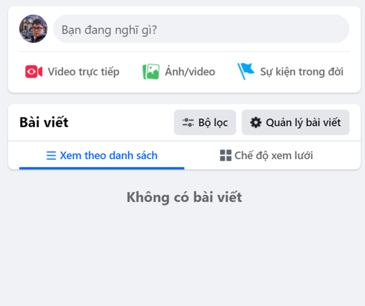 Facebook xoá sạch bài đăng của người dùng - Ảnh 1.