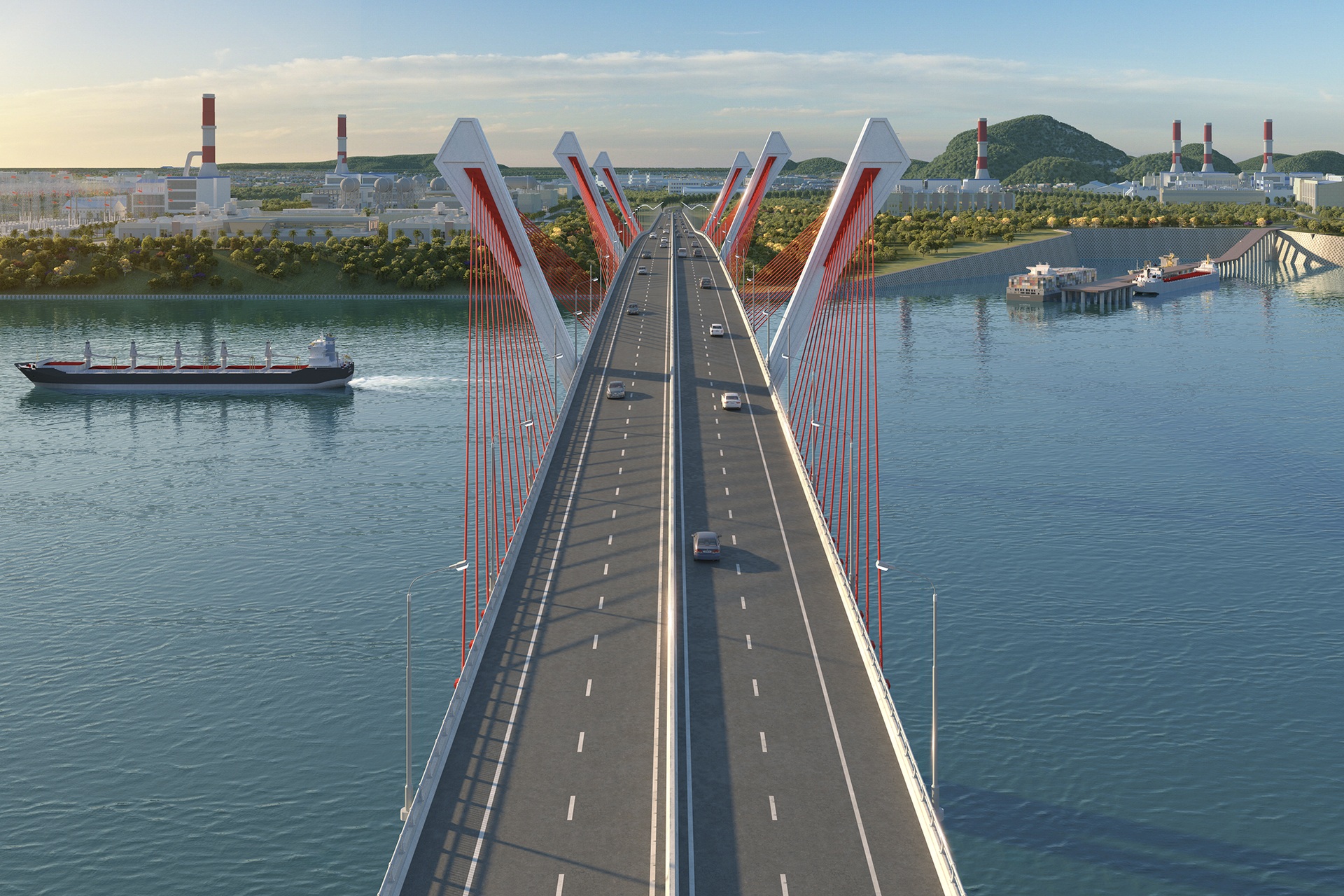 Cây cầu 2km trị giá gần 2.000 tỷ sắp về đích, phà sông lớn nhất miền Bắc đếm ngược ngày 'nghỉ hưu'- Ảnh 3. Cây cầu 2km trị giá gần 2.000 tỷ sắp về đích, phà sông lớn nhất miền Bắc đếm ngược ngày 'nghỉ hưu'- Ảnh 3.