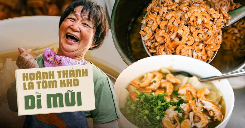 Tiệm hoành thánh lá đầy ắp tôm khô của cô chủ vui tính, bán 10 nồi trong 2 tiếng là hết hàng, nhất quyết không bán thêm vì... "hết sức rồi!" - Ảnh 2.