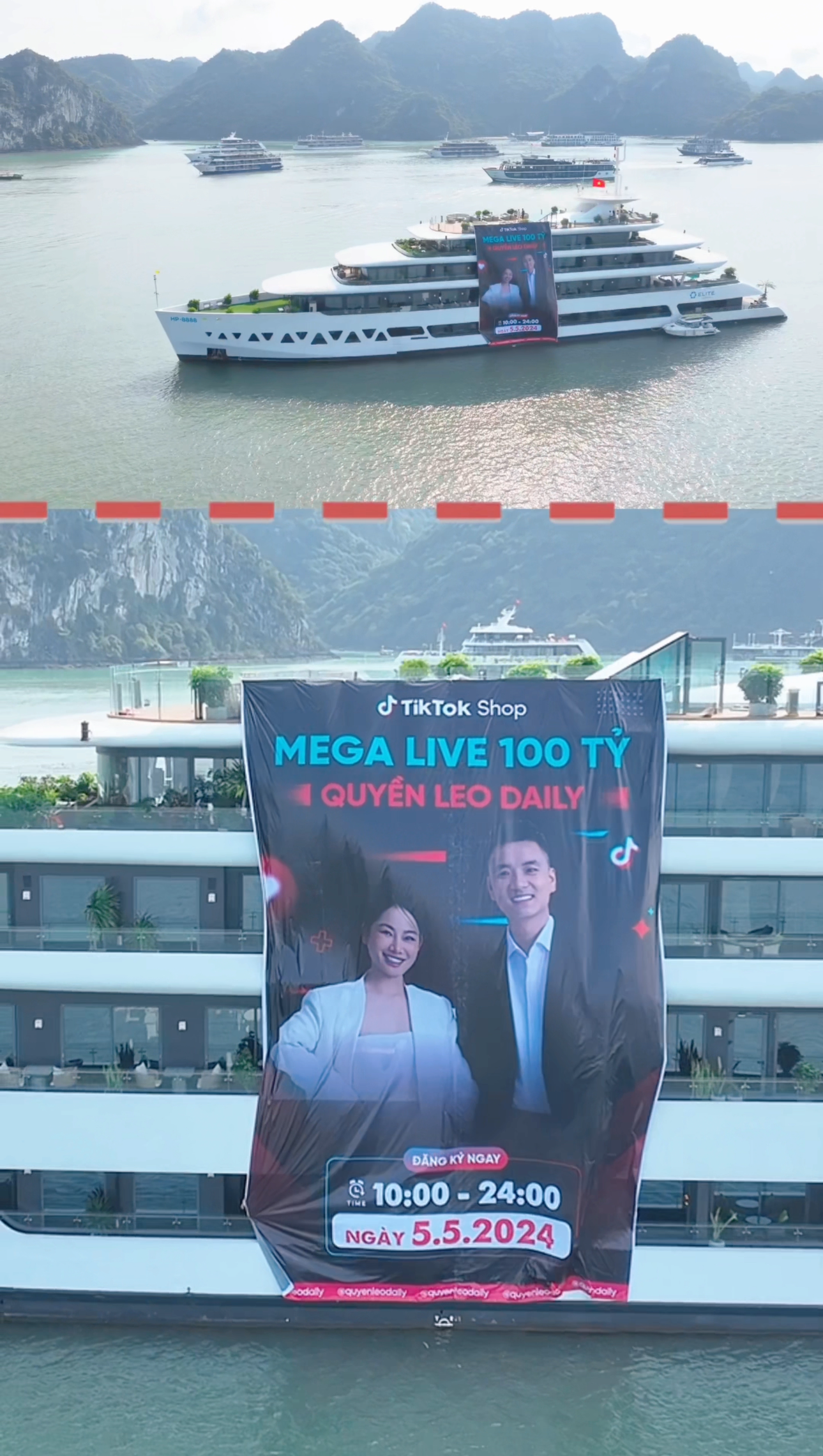Chủ 1 kênh TikTok công bố phiên livestream phá vỡ kỷ lục Đông Nam Á: Nhận tài trợ 1 triệu đô, doanh thu kỳ vọng đạt 100 tỷ đồng, thuê hẳn du thuyền 5 sao để làm chiến dịch - Ảnh 2.