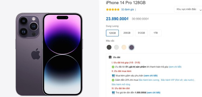 Giảm giá gần cả chục triệu, đây là mẫu iPhone đang 