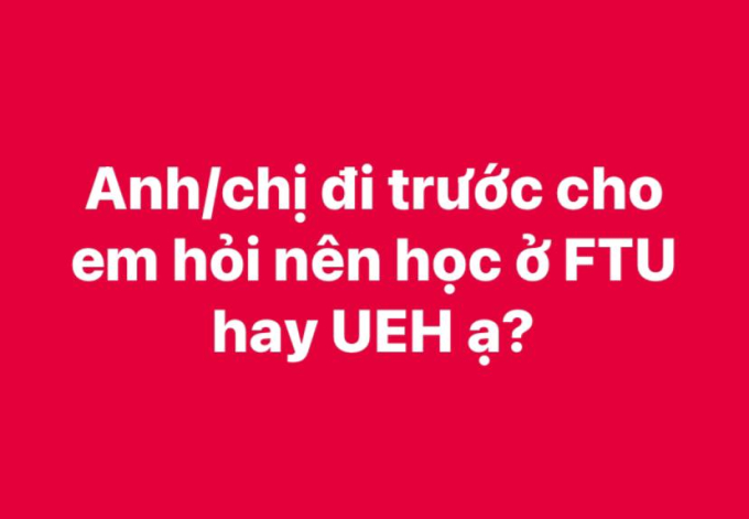 &quot;Trận chiến&quot; chọn trường đang ầm ầm khắp cõi mạng, đối thủ là cặp kỳ phùng địch thủ khối ngành kinh tế ở TP.HCM - Ảnh 2.