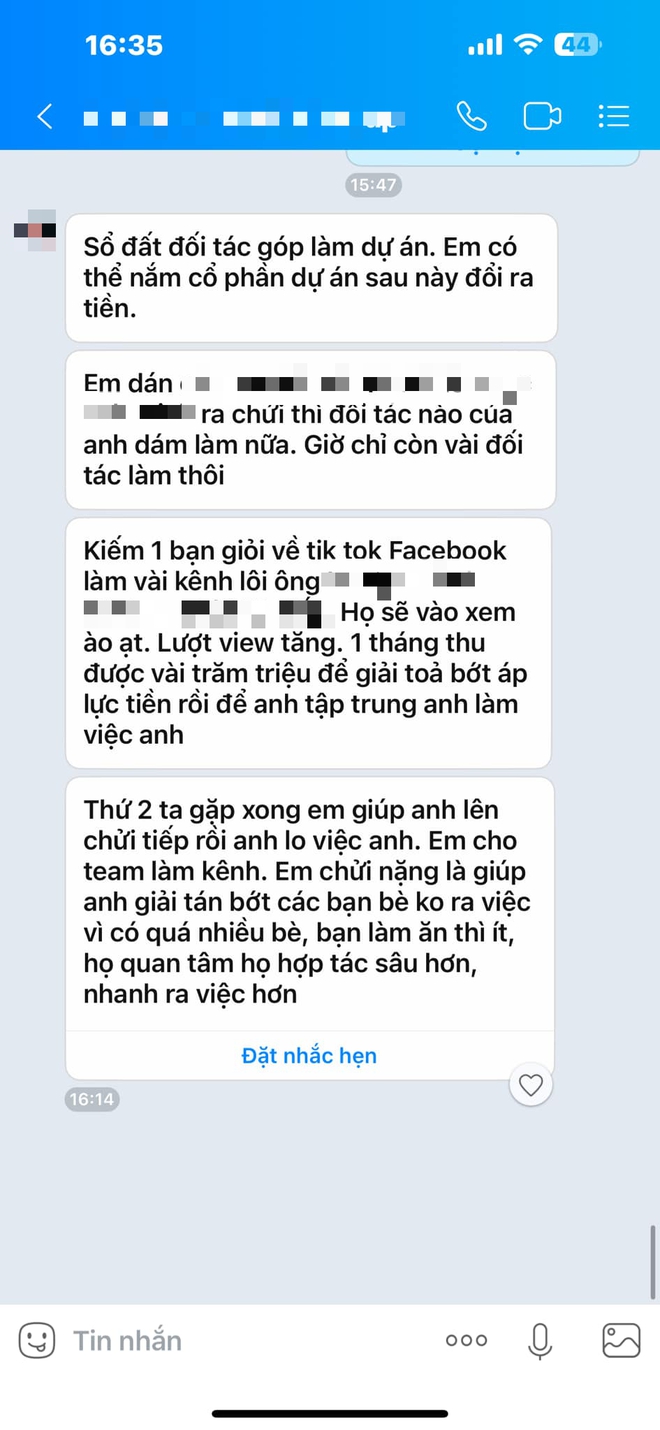 Trương Ngọc Ánh tiếp tục đòi nợ trên MXH, công khai tin nhắn tranh cãi căng thẳng - Ảnh 2.