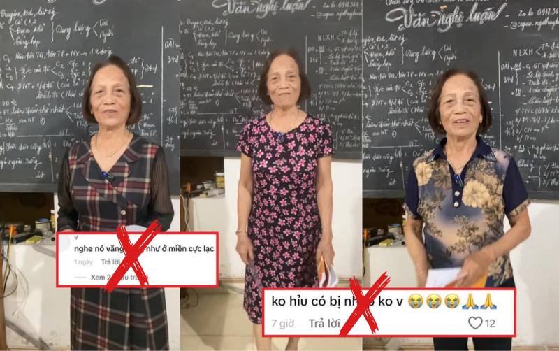 Học sinh nói về loạt bình luận khiếm nhã dưới clip TikTok của cô giáo nghỉ hưu: "Con sâu làm rầu nồi canh"- Ảnh 1.