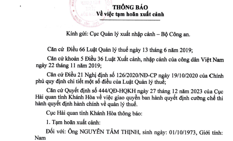 Trung Nam Group nói gì khi Chủ tịch HĐQT bị đề nghị tạm hoãn xuất cảnh?- Ảnh 1.