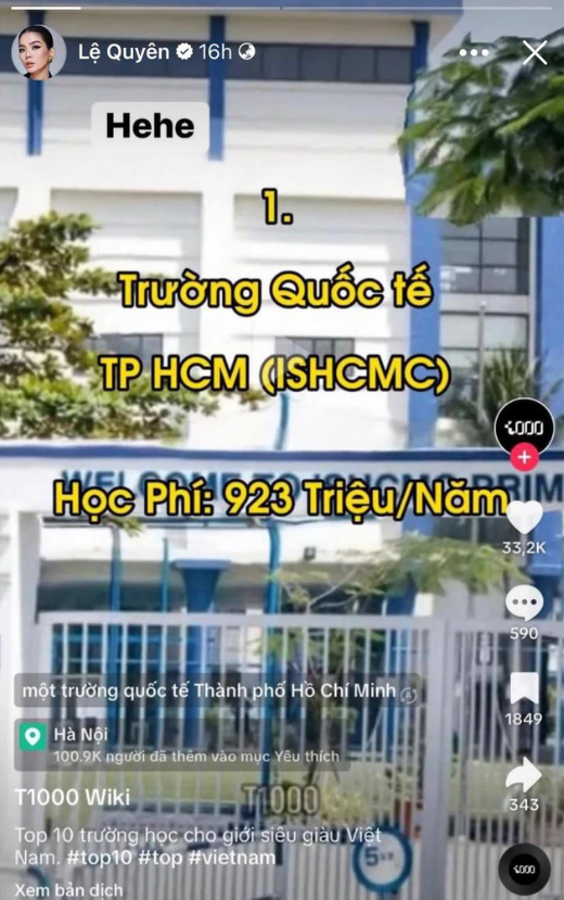 ''Cậu ấm'' nhà Lệ Quyên đang học ở trường quốc tế cho giới siêu giàu Việt Nam: Học phí ngót nghét 1 tỷ đồng/ năm, cơ sở vật chất sang xịn chuẩn kiểu Tây- Ảnh 3.