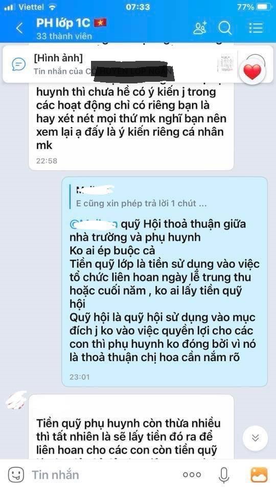 Vụ việc gây tranh cãi nhất lúc này: Mẹ kiên quyết không đóng 100 nghìn quỹ cho con, lớp 32 em học sinh, 31 em ăn liên hoan- Ảnh 3.