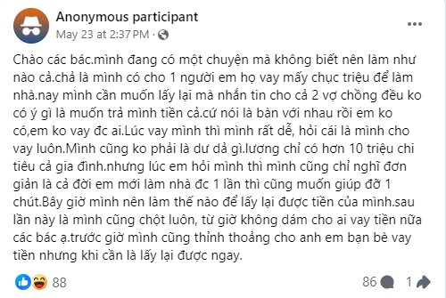 Cho người quen vay tiền, đến lúc đòi khổ hơn đi ăn xin: Phải làm sao để không rơi vào tình cảnh này?- Ảnh 2.