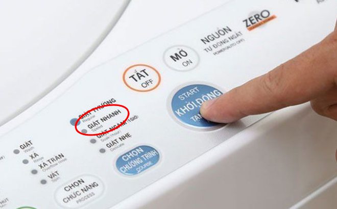 Nút trên máy giặt tưởng là tiện nhưng thực chất nhiều Nút trên máy giặt tưởng là tiện nhưng thực chất nhiều