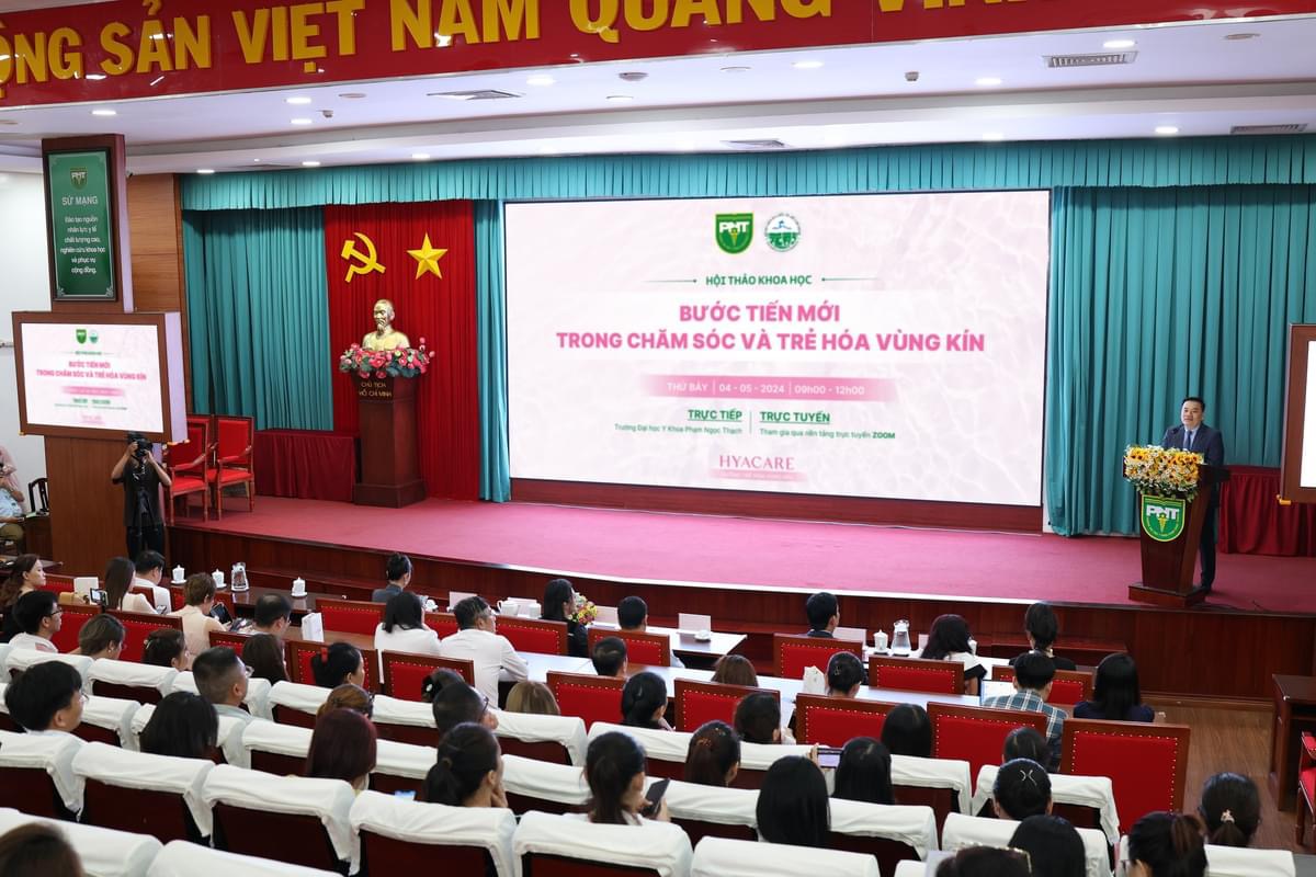 Hội thảo khoa học "Bước tiến mới trong chăm sóc và trẻ hóa vùng kín"- Ảnh 1.