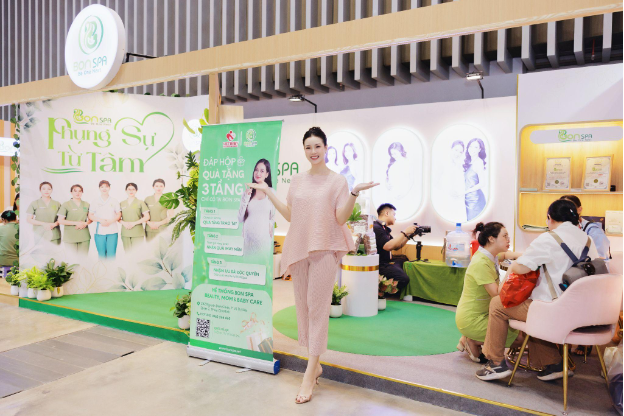 BON Spa ấn tượng ngay giữa lòng triển lãm Vietbaby Fair 2024- Ảnh 2.