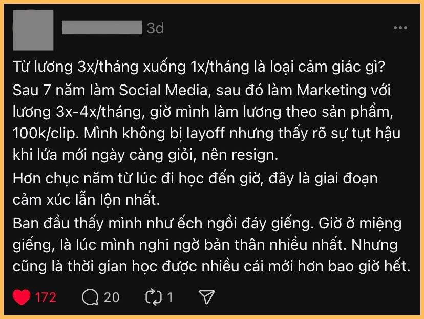 “Tháng đầu tiên nhận lương 20 triệu, trời đất dưới chân như sập xuống”- Ảnh 2.