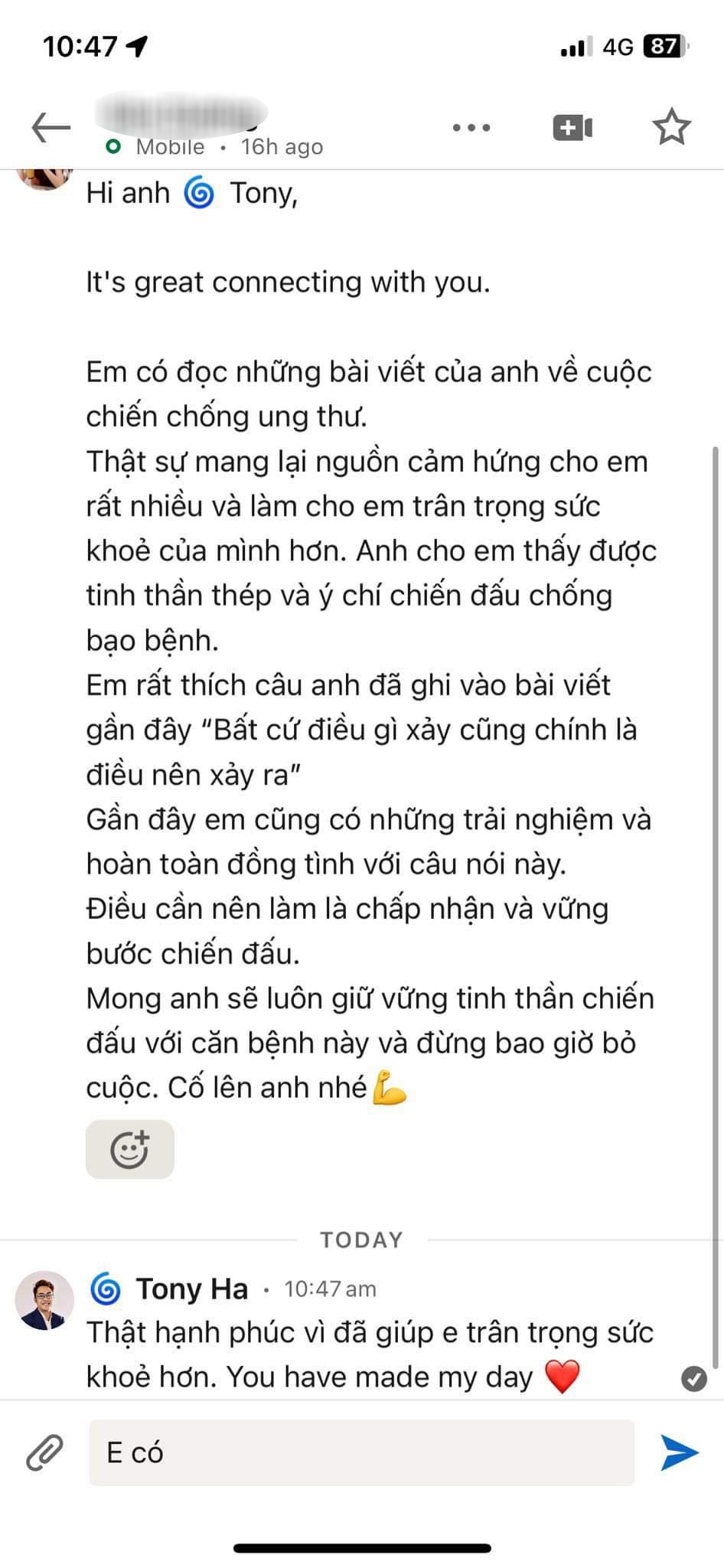 Phát hiện ung thư giai đoạn 4 từ 1 dấu hiệu khi thở, CEO 34 tuổi quyết định làm những điều không ai ngờ để "chiến thắng ung thư"- Ảnh 7.