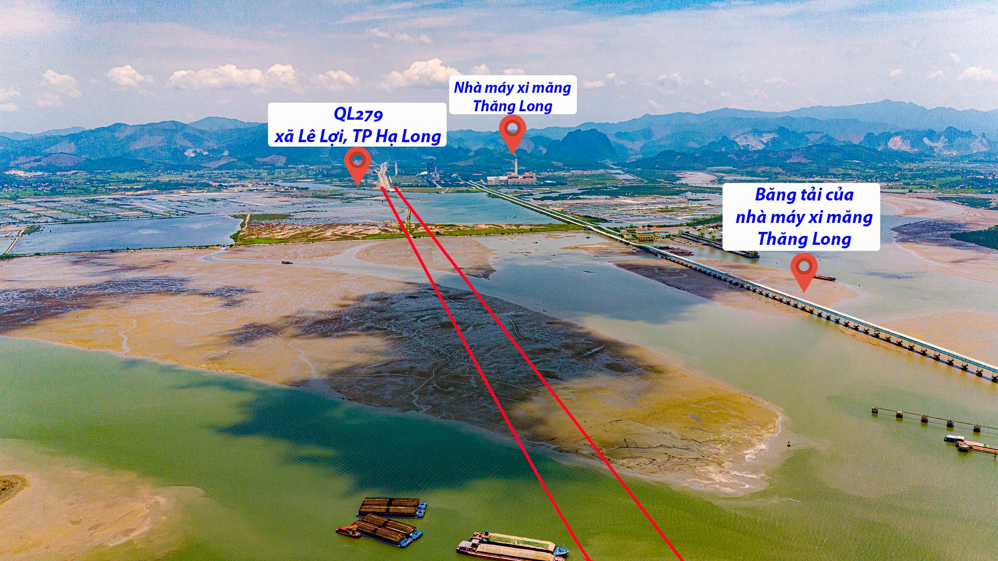 Toàn cảnh khu vực sẽ xây cầu dài hơn 3,5 km, nằm giữa 3 cây cầu trị giá 6.000 tỷ, nối liền 'Vịnh Sydney bên bờ Vịnh Hạ Long' tương lai của Việt Nam- Ảnh 5.