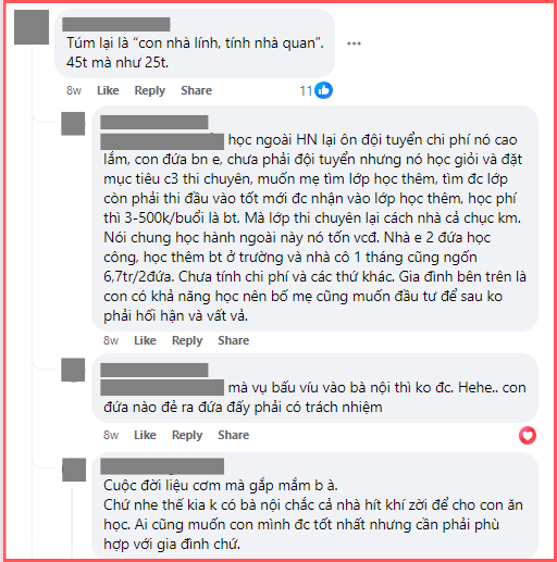 Lên mạng than nghèo nhưng chẳng ai thương: Chi 18 triệu cho con đi học không tiếc, tiếc 3 triệu tiền ăn gửi mẹ chồng- Ảnh 5.