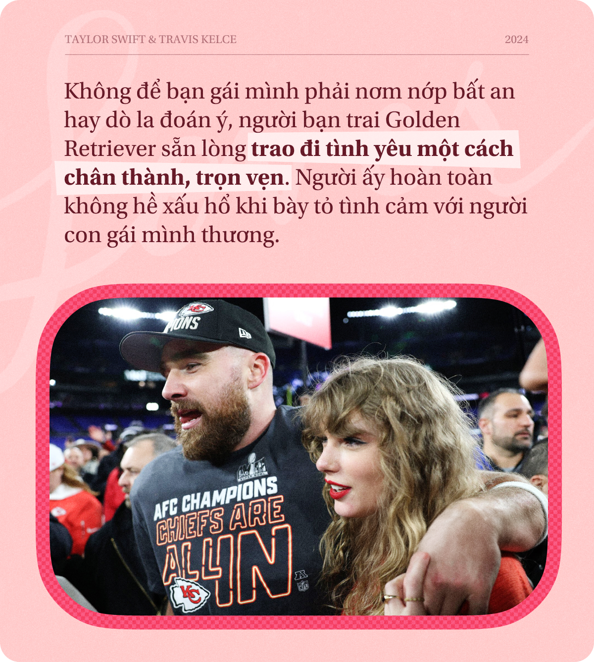 Mong cho cô gái nào cũng giống Taylor Swift, tìm được Travis Kelce của riêng mình!- Ảnh 2.