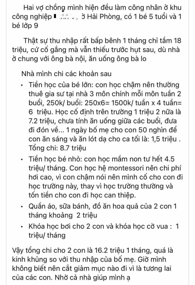 Xuất hiện 1 bảng chi phí học hành khiến người lạc quan nhất cũng toát mồ hôi: Liều vậy sao mà "trụ" nổi?- Ảnh 1.