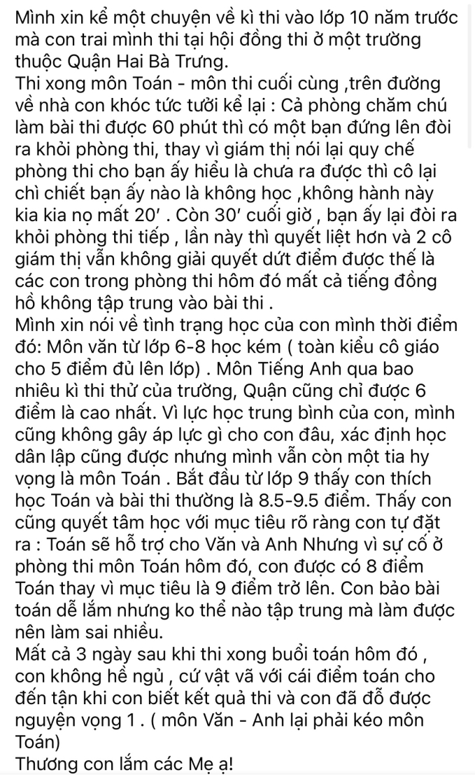Một tình huống thi vào 10 khiến phụ huynh Hà Nội tranh cãi nhất lúc này: Nhiều người nghi ngờ bịa chuyện, chính chủ phải đưa ra cả "bằng chứng"- Ảnh 2. Một tình huống thi vào 10 khiến phụ huynh Hà Nội tranh cãi nhất lúc này: Nhiều người nghi ngờ bịa chuyện, chính chủ phải đưa ra cả "bằng chứng"- Ảnh 2.