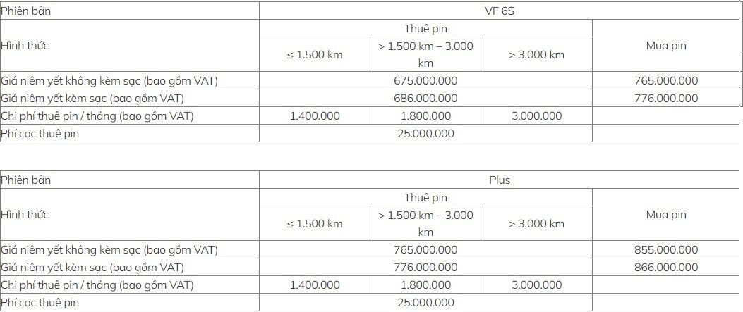 VinFast công bố chính sách thuê pin mới, thêm lựa chọn cho người đi dưới 1.500 km/tháng- Ảnh 2.