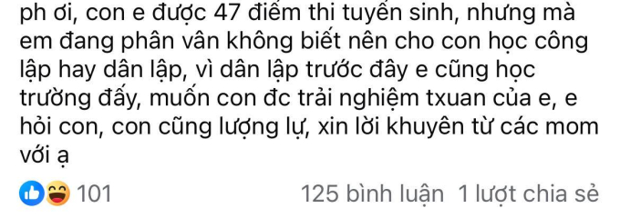 Con thi vào lớp 10 được 47 điểm, bà mẹ ở Hà Nội có quyết định khiến nhiều người "sốc": Lần đầu tiên trong đời nghe thấy- Ảnh 1.