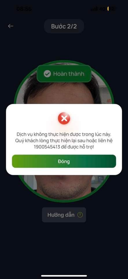 Ngày đầu xác thực sinh trắc học: App lỗi, nhiều người chuyển tiền bất thành- Ảnh 1.