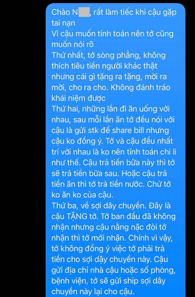 Sốc vụ thanh niên "truy lùng” cô gái đòi lại 700k sau 3 lần đi date, cay cú nói: "Miếng ăn là miếng nhục"- Ảnh 2.