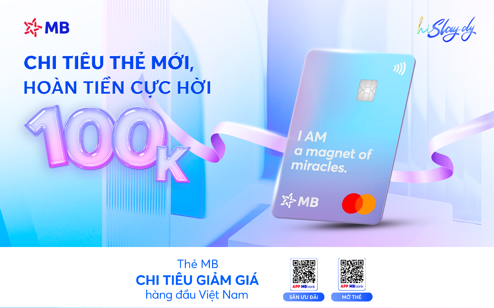 Độc lạ với thẻ MB Mastercard Hi Slay-dy, chi tiêu càng nhiều ưu đãi càng lớn- Ảnh 2.