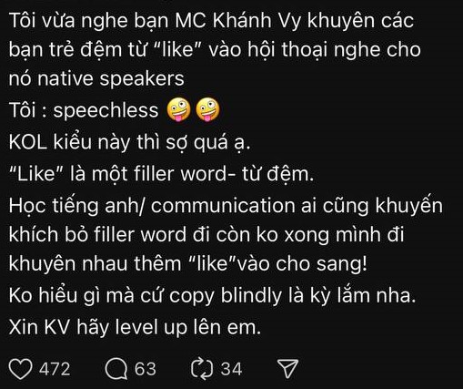 Khánh Vy chính thức lên tiếng giữa bão công kích vụ level up khả năng tiếng Anh, nói gì mà lật ngược luôn tình thế?- Ảnh 1.