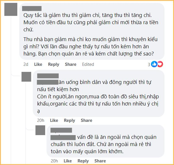 Bảng chi tiêu khiến CĐM “dậy sóng”: Đi du học lấy bằng Thạc sĩ xong ở nhà chồng nuôi, mỗi tháng cầm 120 triệu chi tiêu vẫn thấy thiếu- Ảnh 5.