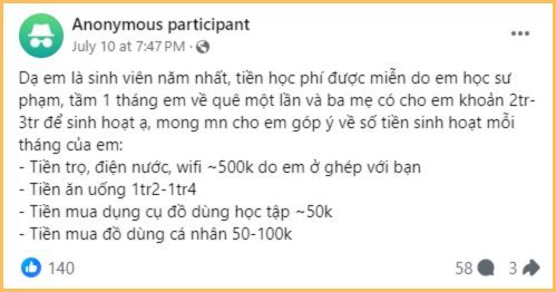 Đáng nể: Chỉ tiêu 2 triệu cho toàn bộ chi phí sống ở Hà Nội, vẫn đau đáu tìm cách cắt giảm để tiết kiệm được thêm- Ảnh 2.