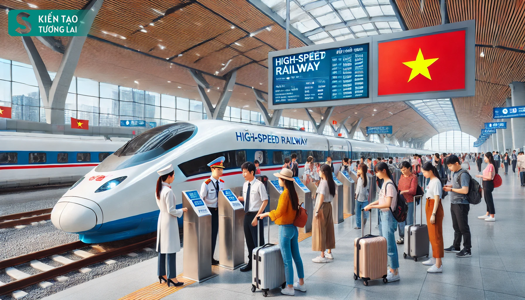 Giấc mơ ăn sáng Hà Nội, ăn trưa TP.HCM bằng đường sắt 350km/h: Giá vé cạnh tranh thế nào so với máy bay?- Ảnh 1.