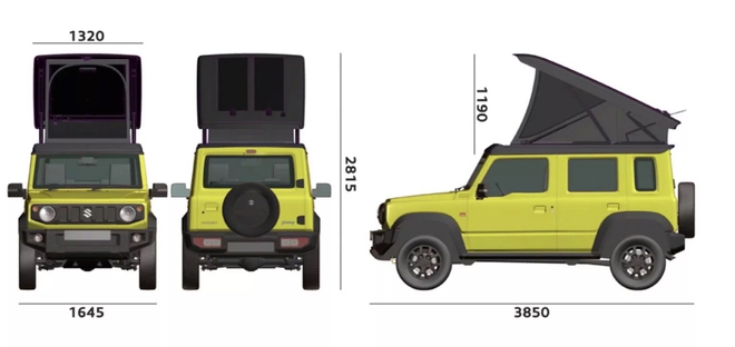 Suzuki Jimny không chỉ là xe chơi: Chỉ thêm phụ kiện này là tha hồ vi vu khắp nơi, về Việt Nam dễ được săn đón- Ảnh 2.